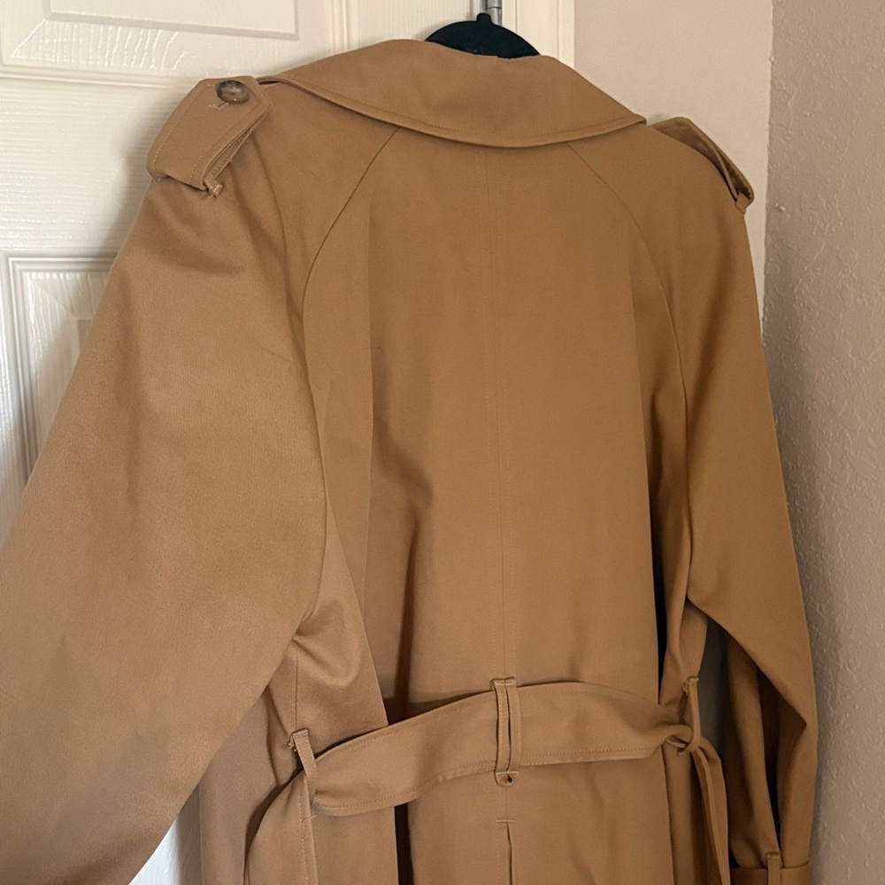 Sezane Scott Tan Trench Coat - Picture 9 of 11